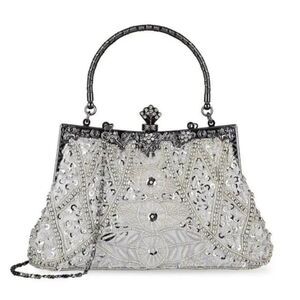 New Clutch Vintage Evening Party Silver